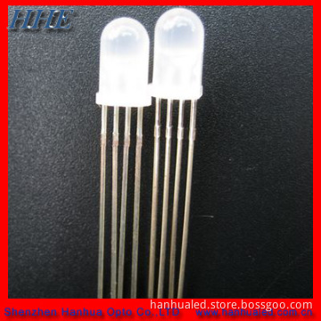 5mm Diffused RGB LED Diode With RoHS